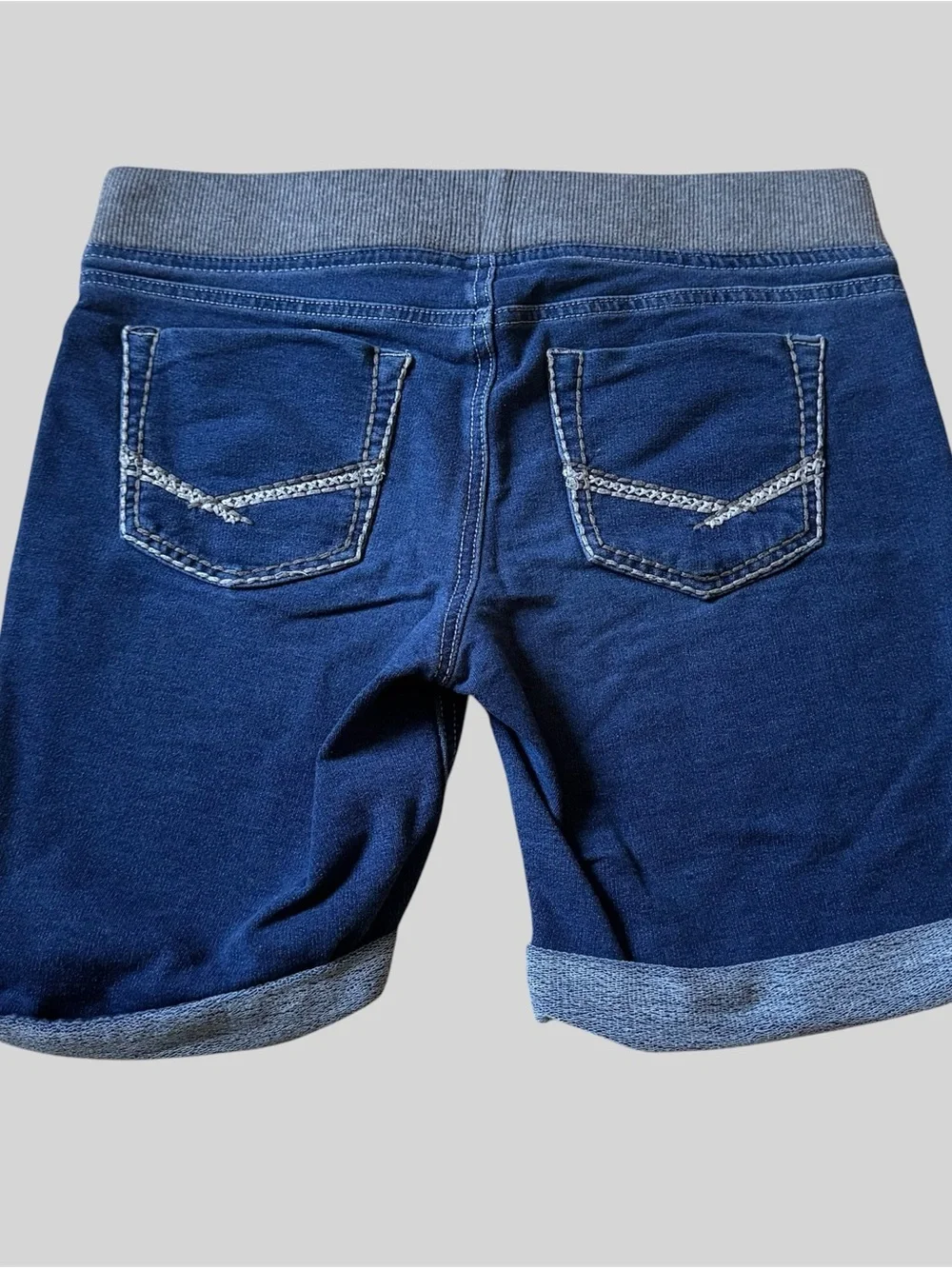 Girl’s Stretchy Bermuda Jean Shorts